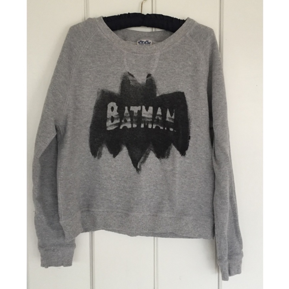 Vintage Batman grey cropped Crewneck